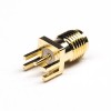 20pcs Edge Mount SMA Connector Straight Female Threaded Gold Plating for PCB Mount