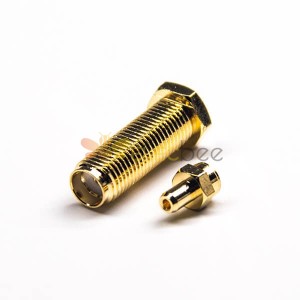 20 Stück vergoldeter SMA-Stecker, 180-Grad-Buchse mit PTFE-Löttyp für 1,37.  1,13 0,81 Kabel