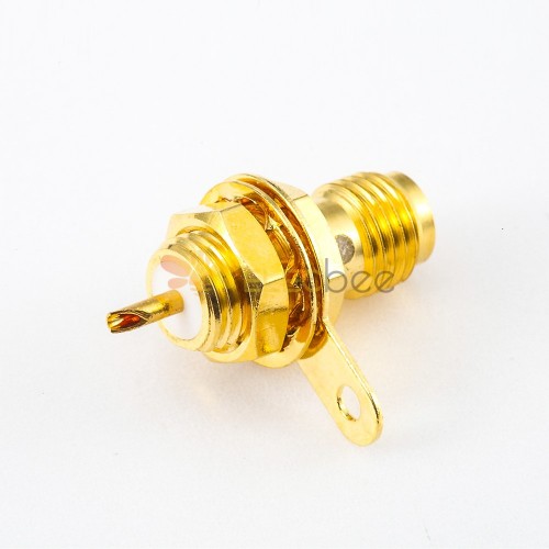 RF Coaxial connector Standard SMA Jack Straight Solder Type for PCB mount