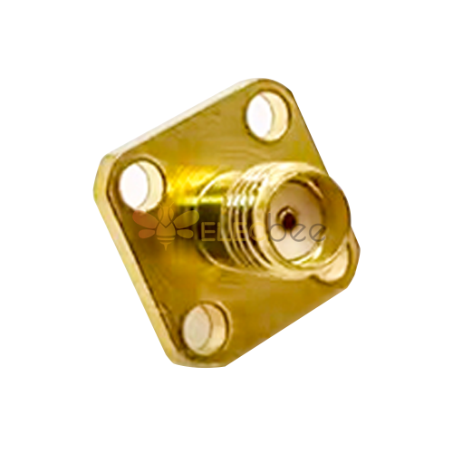 RF Coaxial connector Standard SMA Jack Straight Solder Type for PCB mount