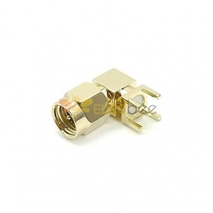 RF Coaxial connector Standard SMA Plug Straight Solder Type for PCB mount