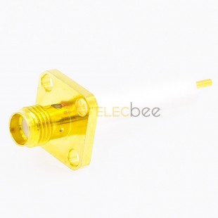 RF Coaxial connector Standard SMA Jack Straight Solder Type for PCB mount