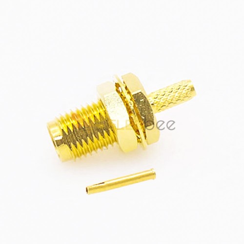 RF Coaxial connector Standard SMA Jack Straight Crimp for Cable RG174/RG316