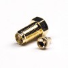 20pcs RP Female SMA Connector 180 Degree 50 Ohm Crimp Type Solder Type