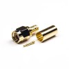 20pcs SMA 50 Ohm connettore maschio 180 gradi a crimpare tipo placcatura in oro