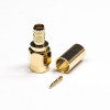 20pcs SMA 50 Ohm connettore maschio 180 gradi a crimpare tipo placcatura in oro