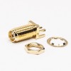 20pcs SMA Bulkhead Jack Straight Bulkhead Margin Edge Mounting Gold Plating