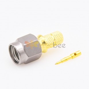 RF Coaxial connector Standard SMA Plug Straight Crimp for Cable RG58