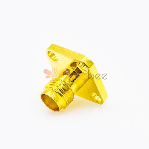 RF Coaxial connector Standard SMA Jack Straight Solder Type for PCB mount