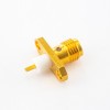 Conector SMA 2 furos Flange Feminino Straight PCB Placa de solda