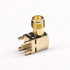 20pcs RF Coaxial connector Rreverse polarity SMA Jack Right Angle Solder Type for PCB mount