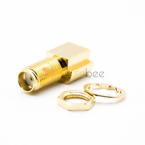 RF Coaxial connector Standard SMA Jack Straight Solder Type for PCB mount