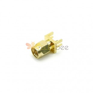 RF Coaxial connector Standard SMA Plug Straight Solder Type for PCB mount