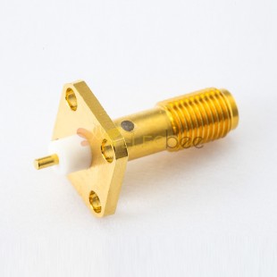 RF Coaxial connector Standard SMA Jack Straight Solder Type for PCB mount