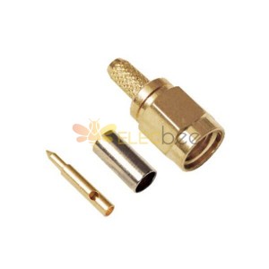 SMA Conector para RG316 Crimp Tipo Straight Plug para cabo RG174