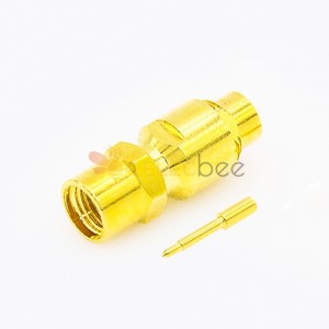 RF Coaxial connector Standard SMA Plug Straight Solder Type for  Cable