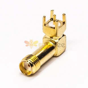 RF Coaxial connector Standard SMA Jack Right Angle Solder Type for PCB mount