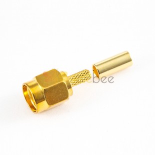 Cabo de 180 graus masculino do conector SMA para RG174/RG316/LMR100 Tipo crimp