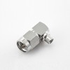 RF Coaxial connector Standard SMA Plug Right Angle Solder Type for  Cable