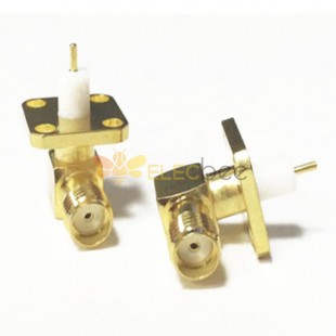 RF Coaxial connector Standard SMA Jack Right Angle Solder Type for PCB mount