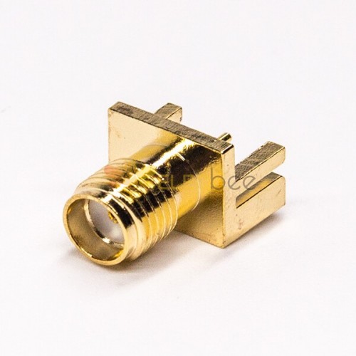 20pcs SMA Connector Female Edge Mount For PCB Mount 180 Degree Gold Plating