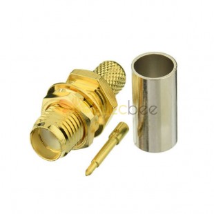 20pcs SMA Connector Types RP-Female Straight for RG8 Cable