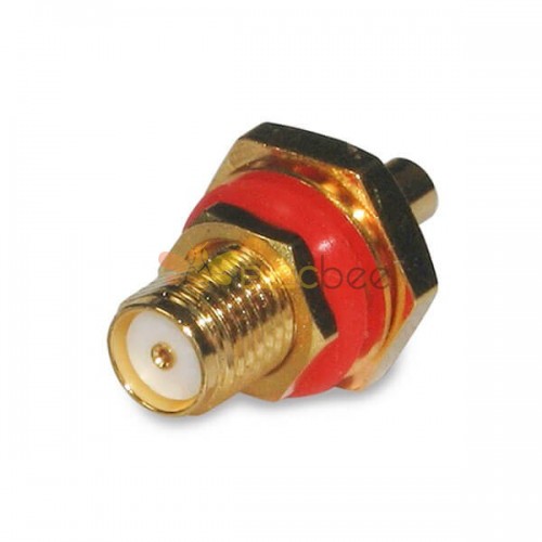 SMA Connector Waterproof female Bulkhead Connector For RG59 Cable