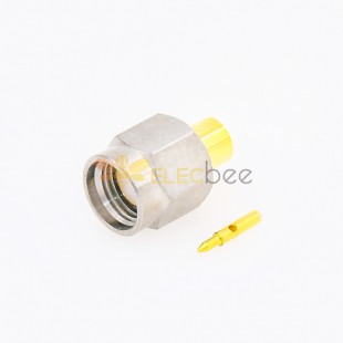 RF Coaxial connector Standard SMA Plug Straight Solder Type for  Cable