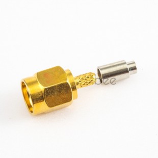 SMA Crimp para conector de cabo RG178/1.45MM Masculino 180 Grau