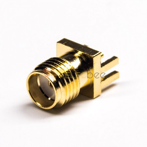 20pcs SMA Edge Mount Connector Straight Female PCB Mount Gold Plating