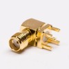 Conector coaxial RF Tipo de soldadura de ángulo recto estándar SMA Jack para montaje en PCB