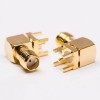 Conector coaxial RF Tipo de soldadura de ángulo recto estándar SMA Jack para montaje en PCB