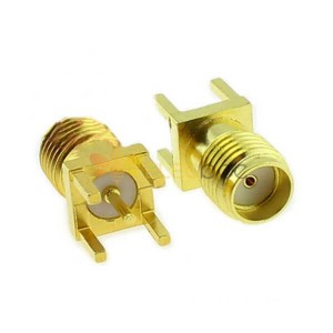 20pcs RF Coaxial connector Standard SMA Jack Straight Solder Type for PCB mount