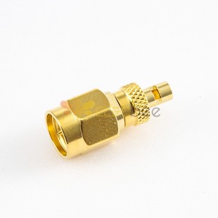 SMA Male Plug Connctor Crimp a 180 gradi con saldatura per RG178/1.45MM