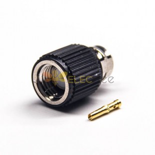 20pcs SMA RP Male Connector Female Pin Black Plastic Shell Solder Type Nickel Plating