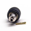 Solder Type SMA 50 Ohm Straight Black Plastic Shell RP Male Connector