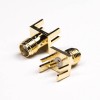 20pcs Straight SMA Connector Jack Margin Surface Mounting for PCB 50 Ohm
