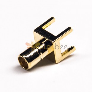 Through Hole SMB Gold Plated Male Stright Coaxial Connector