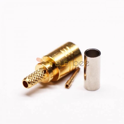 SMB Crimp Connector Maschio dritto per cavo coassiale