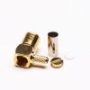 SMB Right Angle Conector Masculino Crimp Tipo para cabo