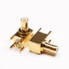 SMB Straight Jack Right Angled Gold Plating Through Hole pour PCB Mount