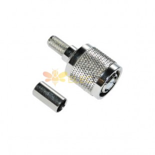 RP TNC Plug Connector Tipo di crimpatura dritta per RG58/RG174 RG174 (in n. 174)