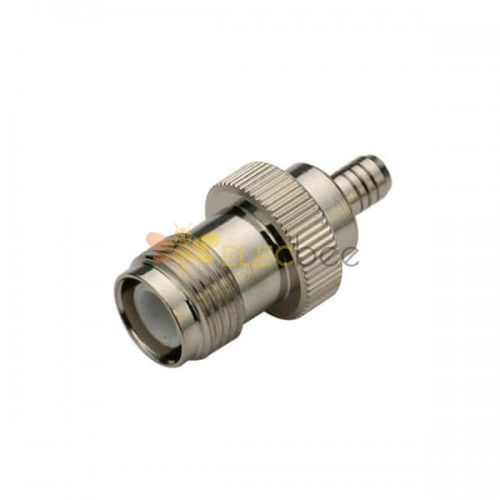 TNC Conectores RF Coaxial Straight Feminino Crimp Tipo para Cabo RG400