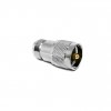 N Jack Female to UHF Plug Male Nickelated Coaxial Adapter Connector