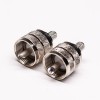 UHF Macho Coaxial Conector 180 Grau Sliver Banhado Crimp Tipo para cabo