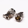 UHF Macho Conector 90° Ouro Banhado Crimp Tipo para cabo