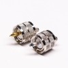UHF Male Connector Straight Gold Plated Crimp Type for Cable