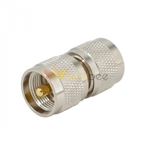 Uhf Male To N Male Plug Adapter Straight Brass Rf Coaxial Connector