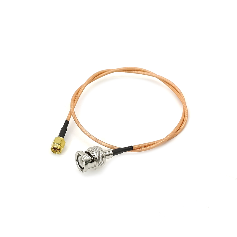 BNC para SMA macho para macho plugue 50 cm RF cabo coaxial extensão RG316