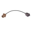 Brwon Fakra F Jack Female to Fakra F Male Plug Coaxial Pigtail Cable for Vehicle RG174 50CM